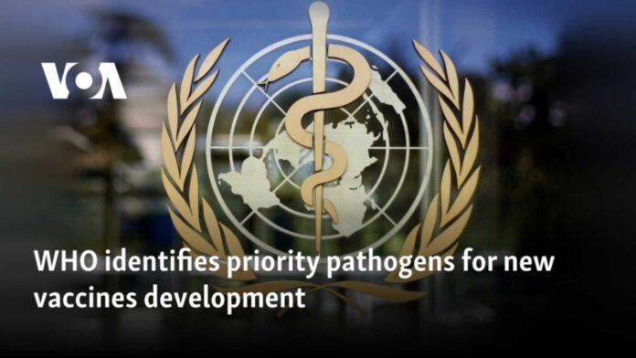 Who Identifies Priority Pathogens For New Vaccines