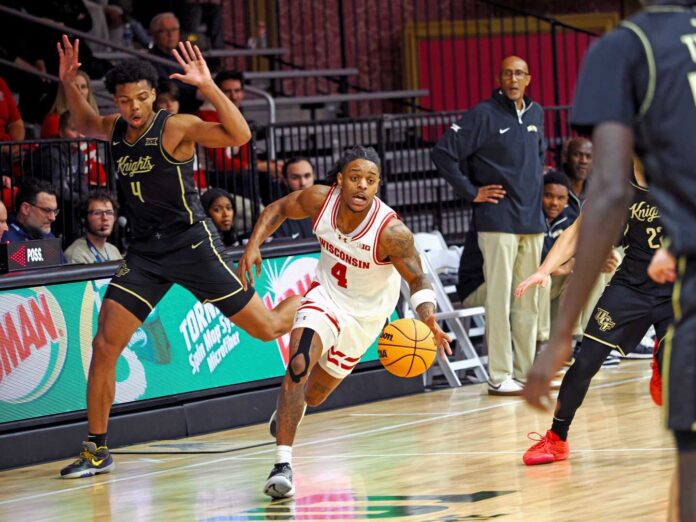 Wisconsin Badgers Vs Pittsburgh Panthers Basketball Game