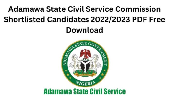Adamawa State Civil Service Recruitment Portal
