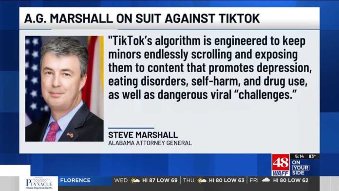 Alabama Attorney General Steve Marshall Tiktok Lawsuit