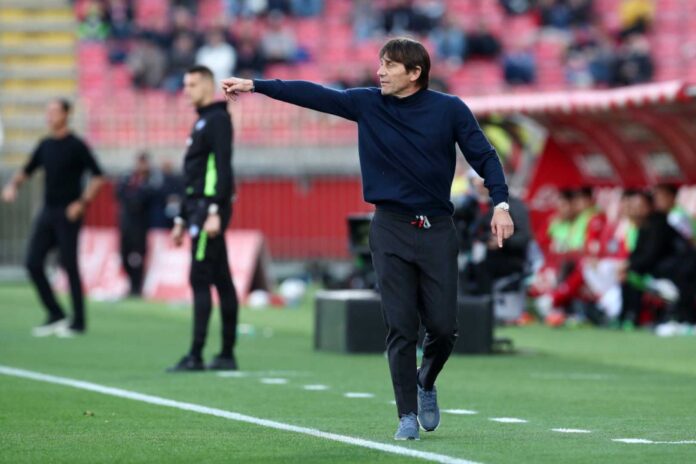 Antonio Conte Napoli Coach April 2025