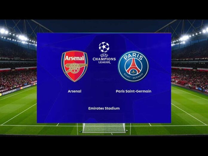 Arsenal Psg Champions League Match Emirates Stadium