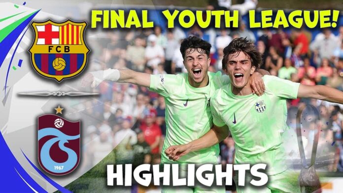 Barcelona U19 Uefa Youth League Final Celebration