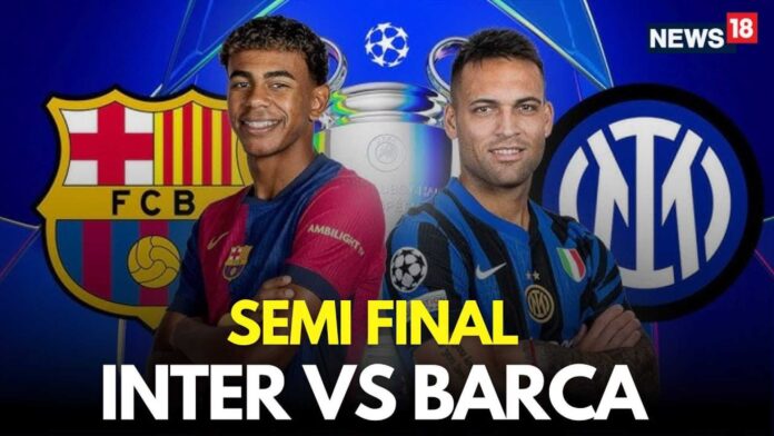 Barcelona Vs Inter Champions League Match