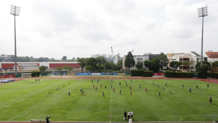 Bishan Stadium Singapore Football Match