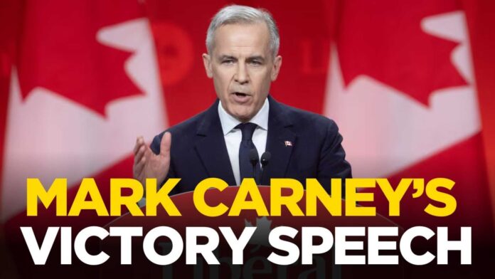 Mark Carney Victory Speech Canada 2025