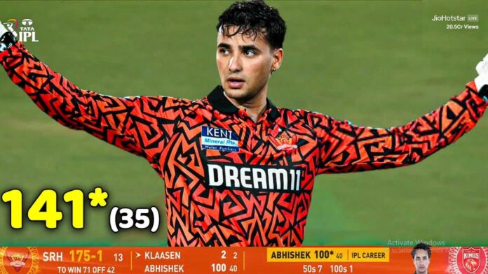 Abhishek Sharma Ipl 2025 Match Highlights