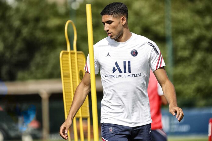 Achraf Hakimi Psg Training Session