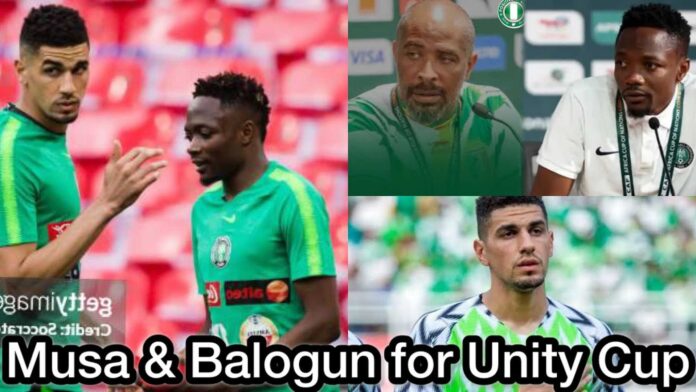 Ahmed Musa Super Eagles Unity Cup