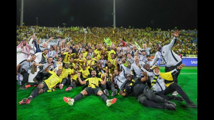 Al Ittihad Players Celebrating
