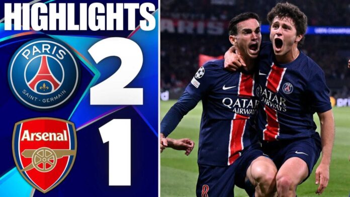 Arsenal Vs Psg Uefa Champions League Match Highlights