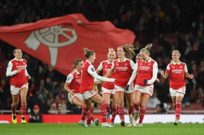 Arsenal Women's Team Match Against Manchester United