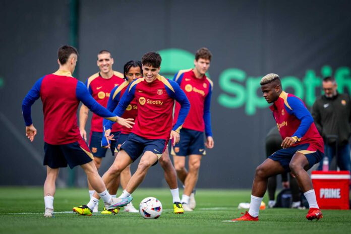 Barça Football Team Training Session