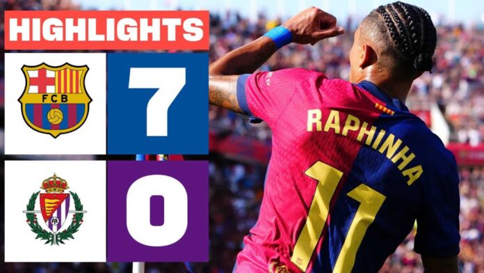 Barcelona Vs Valladolid Match Highlights