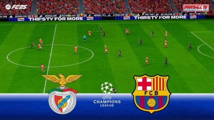 Benfica Players Watching Champions League Final