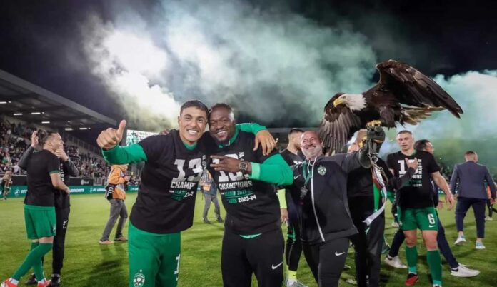 Bernard Tekpetey Football Victory Celebration