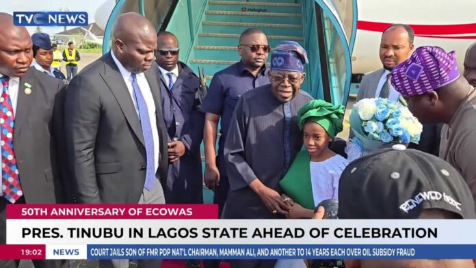 Bola Tinubu, Ecowas 50th Anniversary