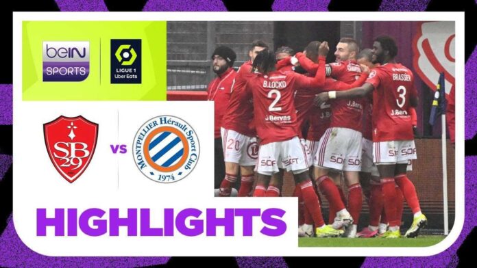 Brest Vs Montpellier Ligue 1 Match