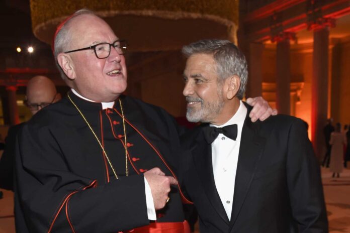 Cardinal Timothy Dolan Speaking At Met Gala