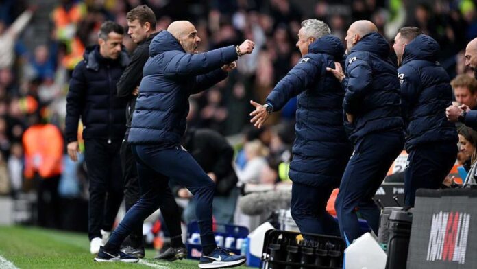 Chelsea Football Team Touchline