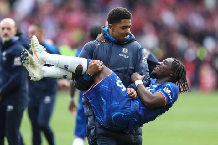 Chelsea Players Celebrating Uefa Conference League
