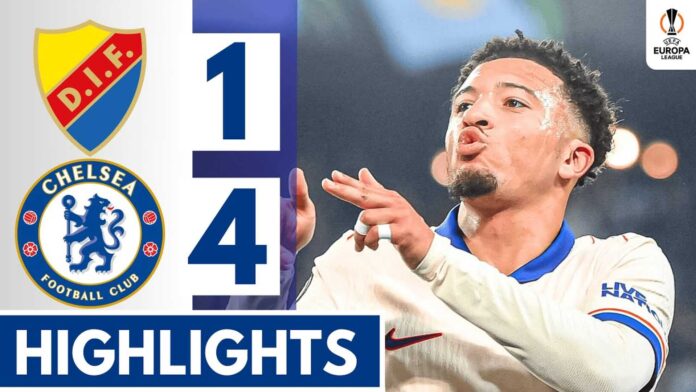 Chelsea Vs Djurgarden Conference League Semifinal Highlights
