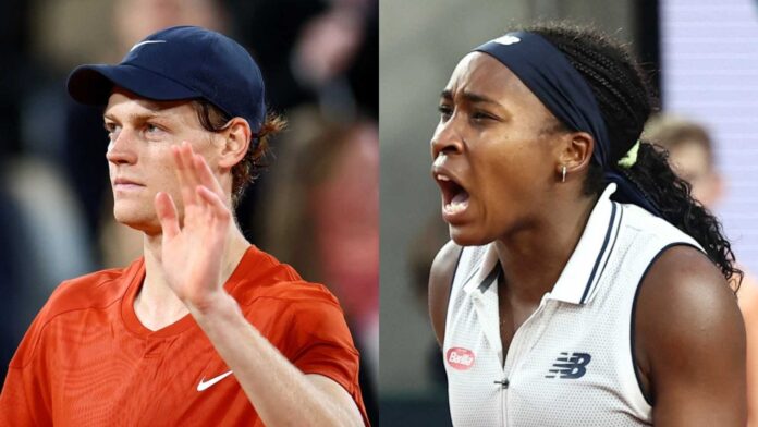 Coco Gauff And Jannik Sinner At French Open