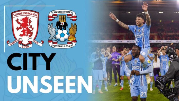 Coventry City Vs Middlesbrough Championship Match