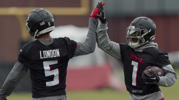 Darnell Mooney Atlanta Falcons Practice