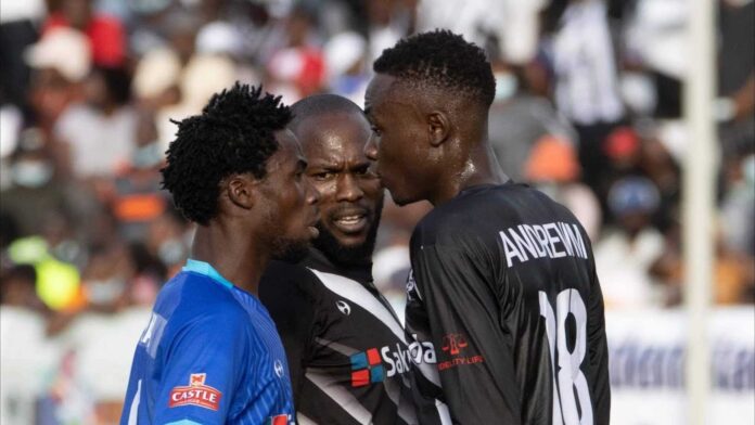 Dynamos Vs Highlanders Soccer Match Harare