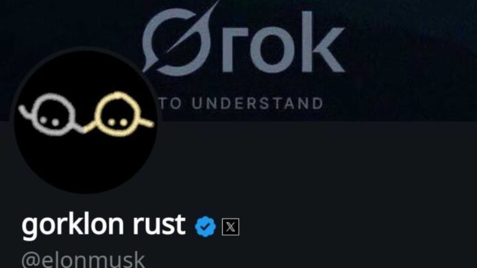 Elon Musk Gorklon Rust Name Change News