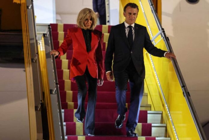 Emmanuel Macron Wife Hanoi Vietnam