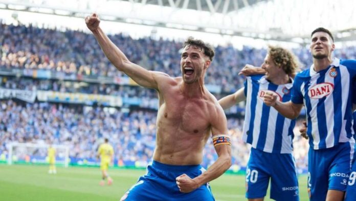 Espanyol Players Celebrate Survival