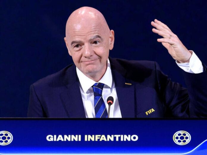 Fifa Congress Gianni Infantino Protest
