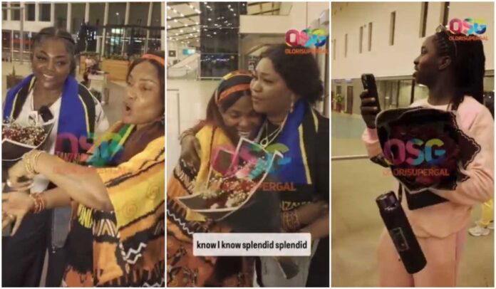 Funke Akindele At Airport Heading To Tanzania