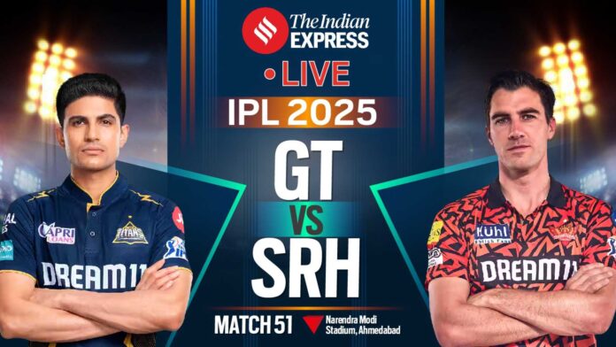 Indian Premier League Match Sunrisers Hyderabad Gujarat Titans