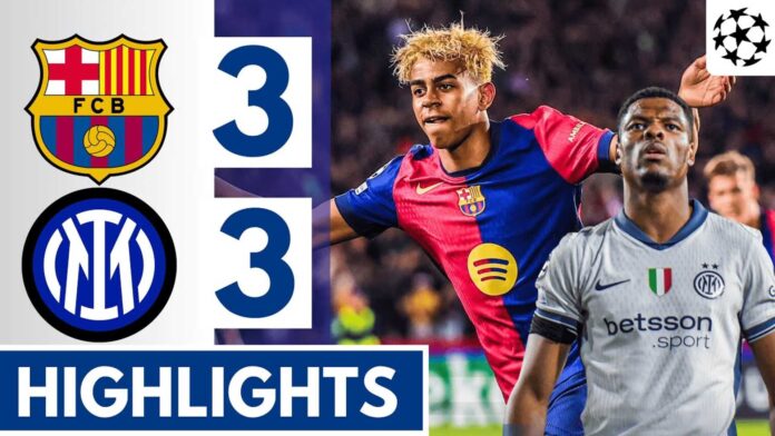 Inter Milan Vs Barcelona Champions League Match Highlights