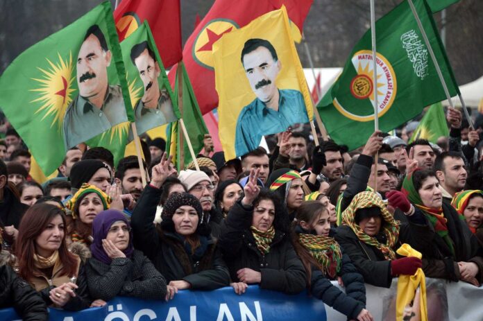 Kurdistan Workers Party Pkk Abdullah Ocalan Rally