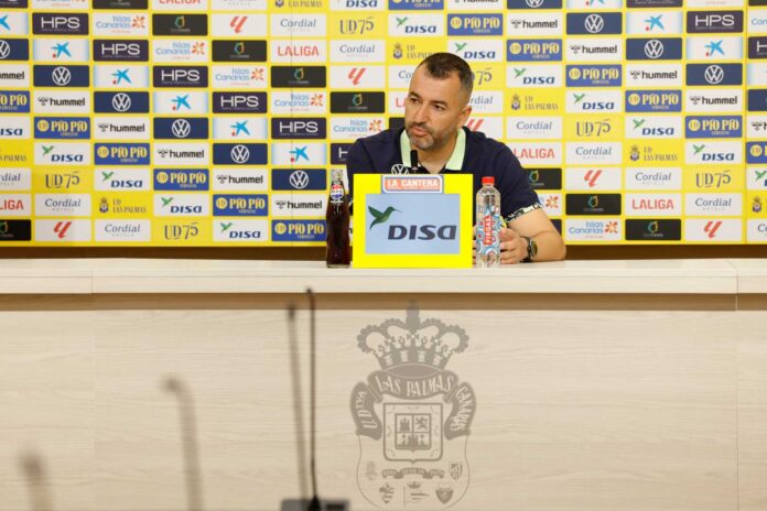 Las Palmas Football Match Diego Martínez Press Conference