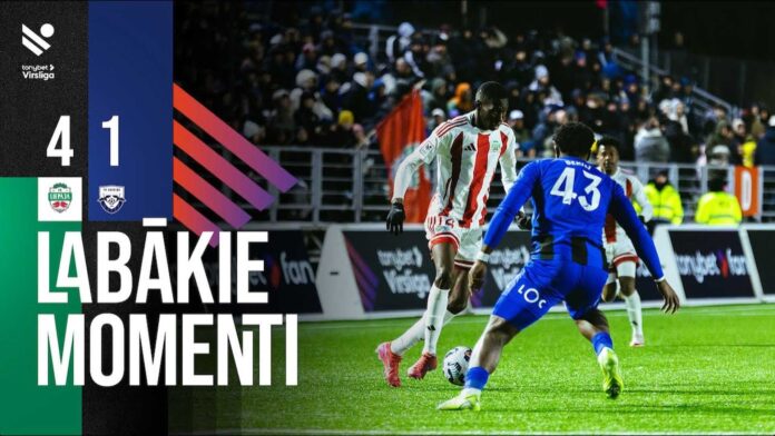 Liepaja Vs Riga Football Match