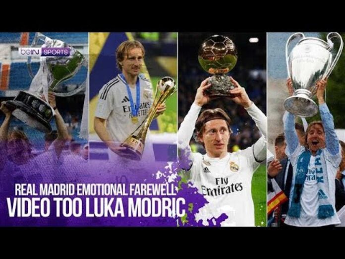 Luka Modric Real Madrid Farewell