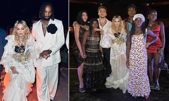 Madonna And Akeem Morris Birthday Celebration