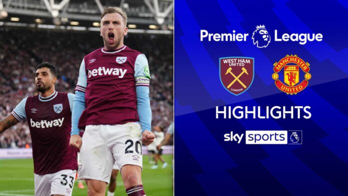Manchester United West Ham Premier League Clash