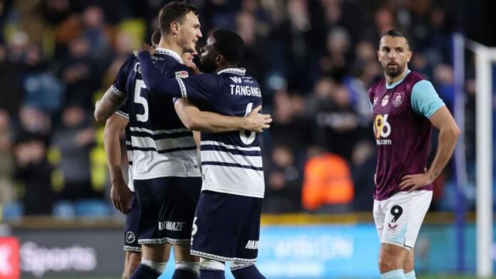 Millwall Vs Burnley Championship Football Match