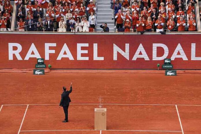Nadal Farewell Ceremony French Open