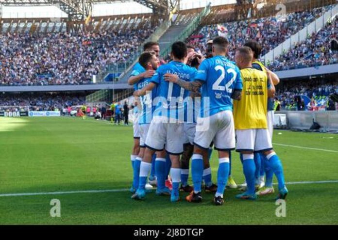 Napoli Versus Genoa Serie A Match Stadio Diego Armando Maradona