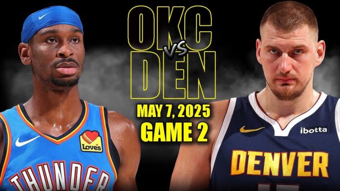 Oklahoma City Thunder Vs Denver Nuggets Nba Playoff Action