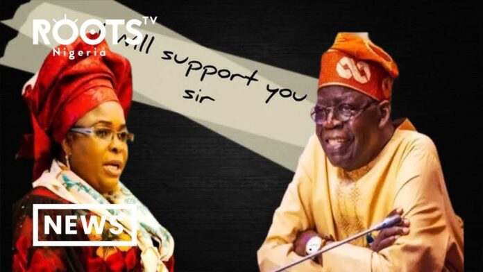 Patience Jonathan Support Bola Tinubu 2027 Election