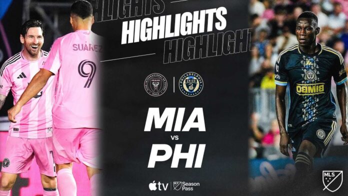 Philadelphia Union Vs Inter Miami Soccer Match