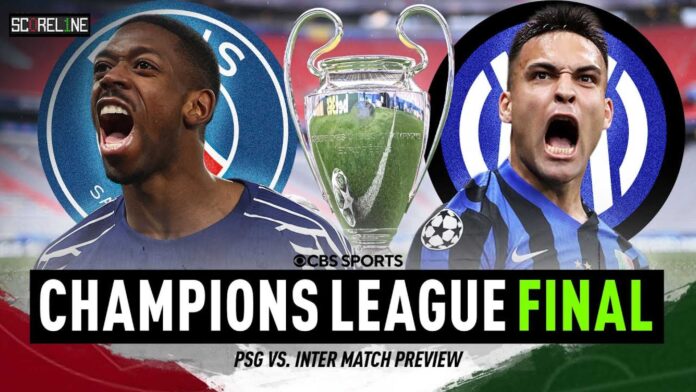 Psg And Inter Milan Players In Champions League Final